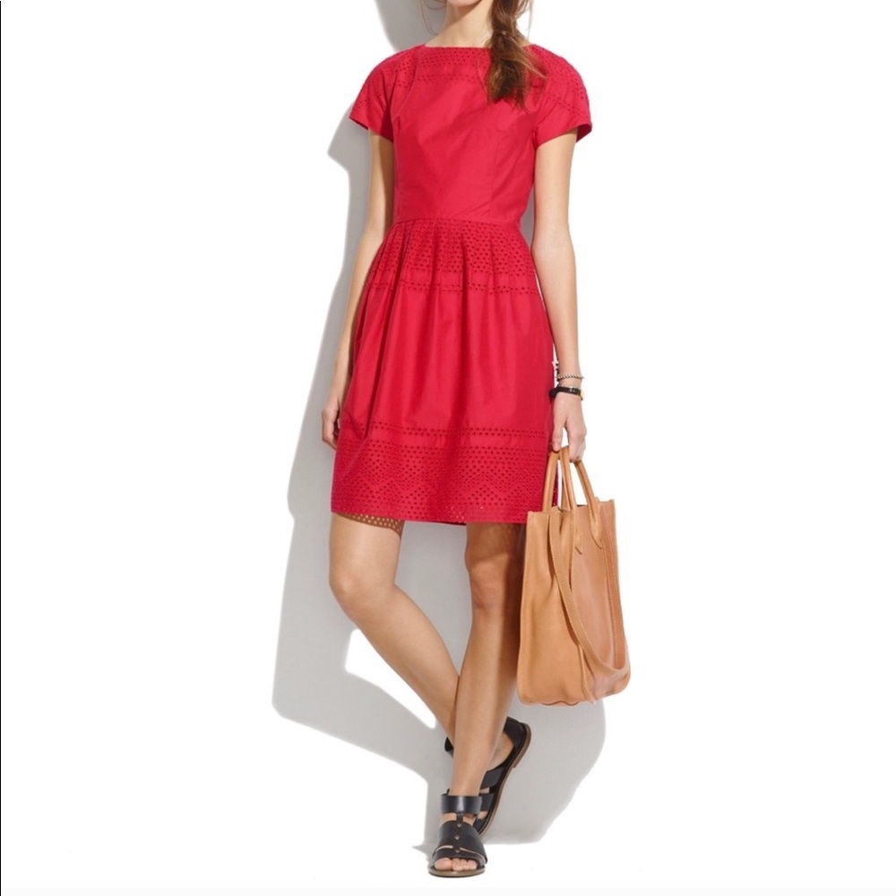 Madewell eyelet dress